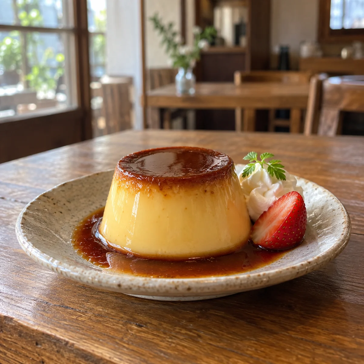季節のプリン